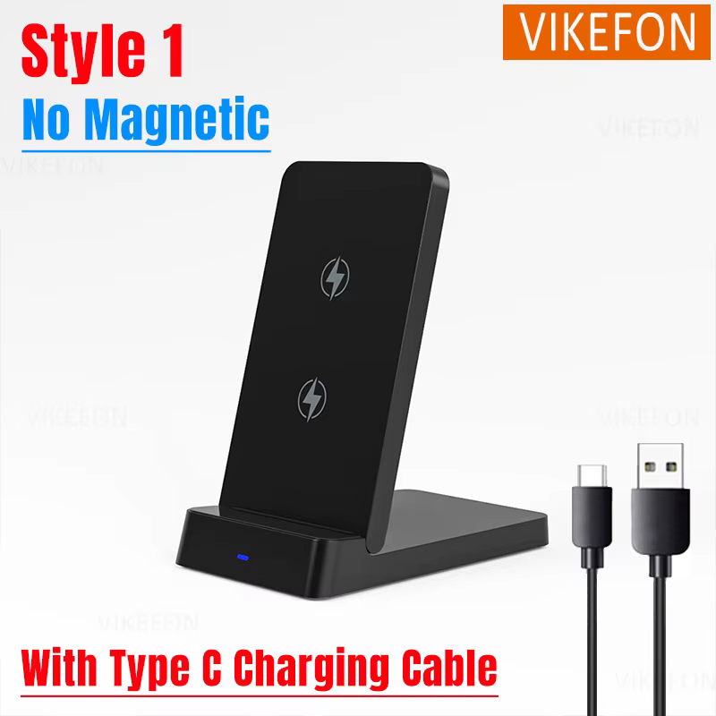 Support de chargeur sans fil pliable pour téléphone, Station de charge rapide pour iPhone 16 15 14 1