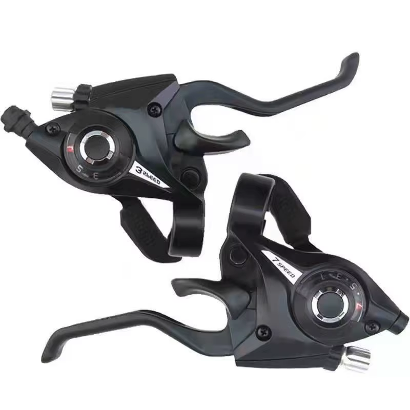 Manettes de vitesse et leviers de frein de vélo 3 x 7/8 21/24 vitesses avec indicateur de vitesse et