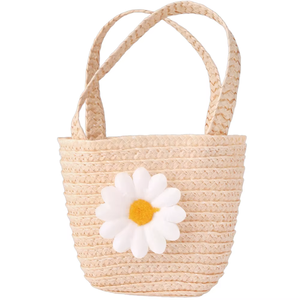 Accessoires pour poupée de 18 pouces : chapeau et sac, chapeau de paille pour la plage et le jardin,