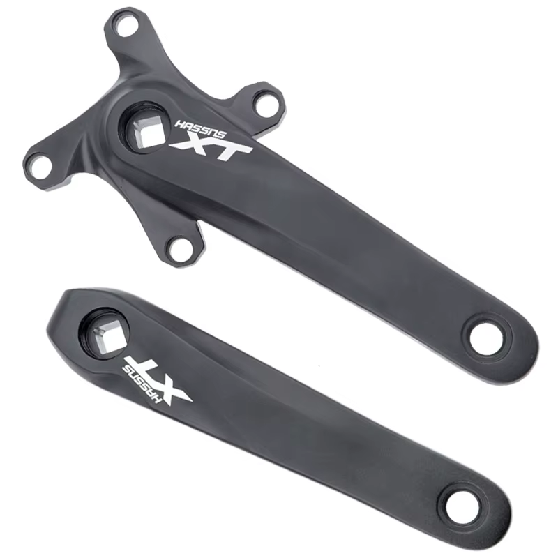 HASSNS XT Manivelle de vélo VTT à axe carré 104 BCD, bielles de vélo de montagne 170MM 32/34/36/38/4
