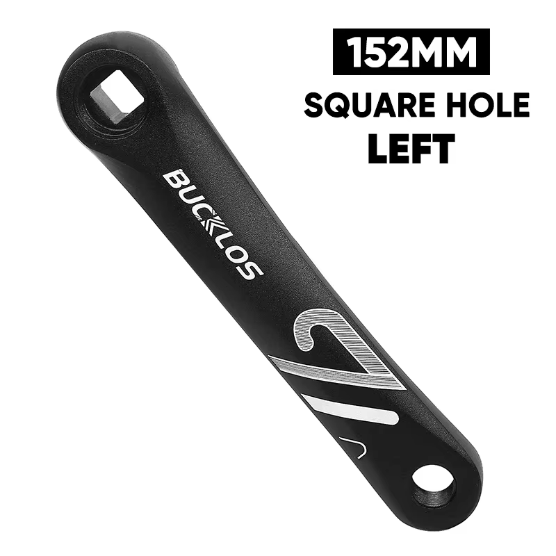 BUCKLOS bras de manivelle de vélo carré/diamant/trou sphérique manivelles en alliage d'aluminium man