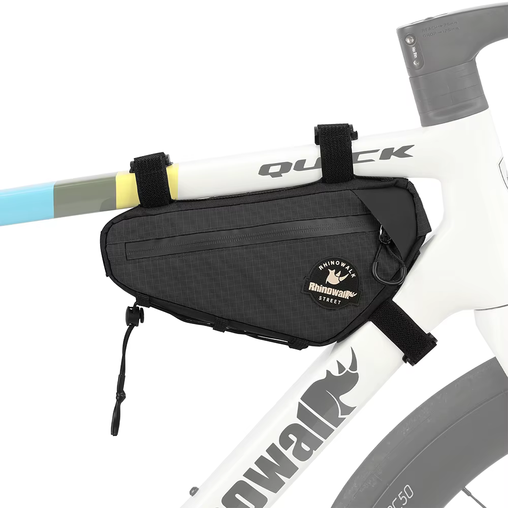 Rhinowalk – sac triangulaire de vélo, résistant aux éclaboussures, cadre avant de vélo, sac de range