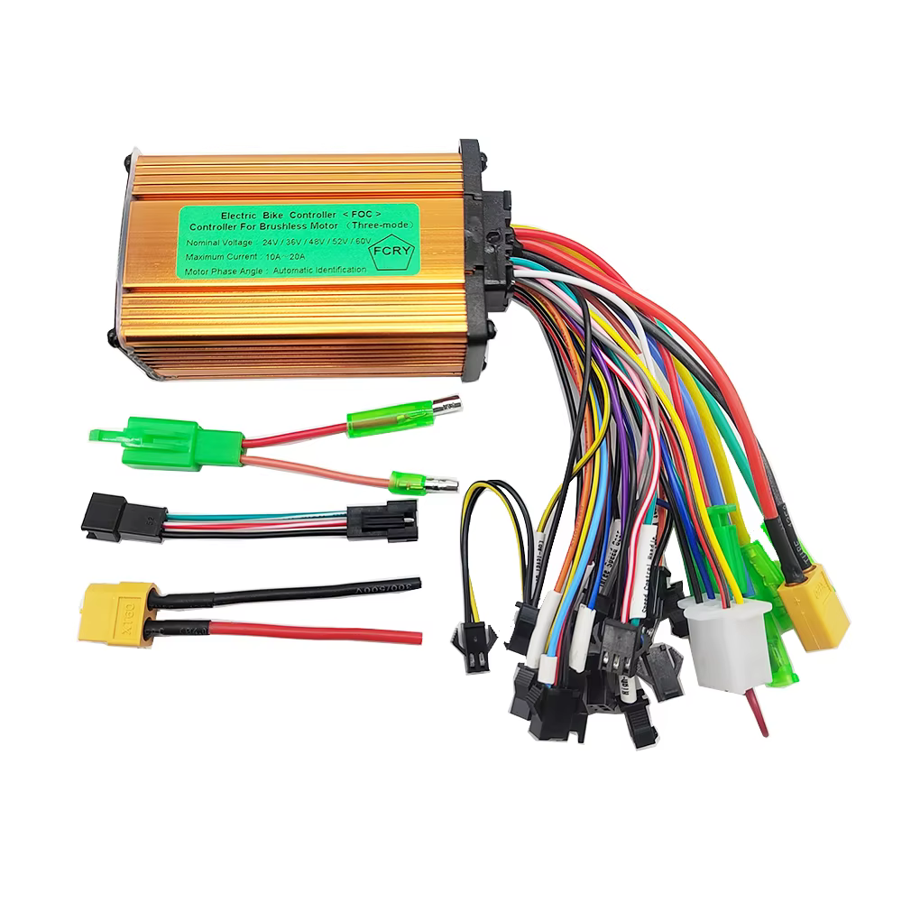 24V 36V 48V 60V 250W 350W vélo électrique vélo Scooter contrôleur sans brosse 10A 12A 15A 18A 20A po