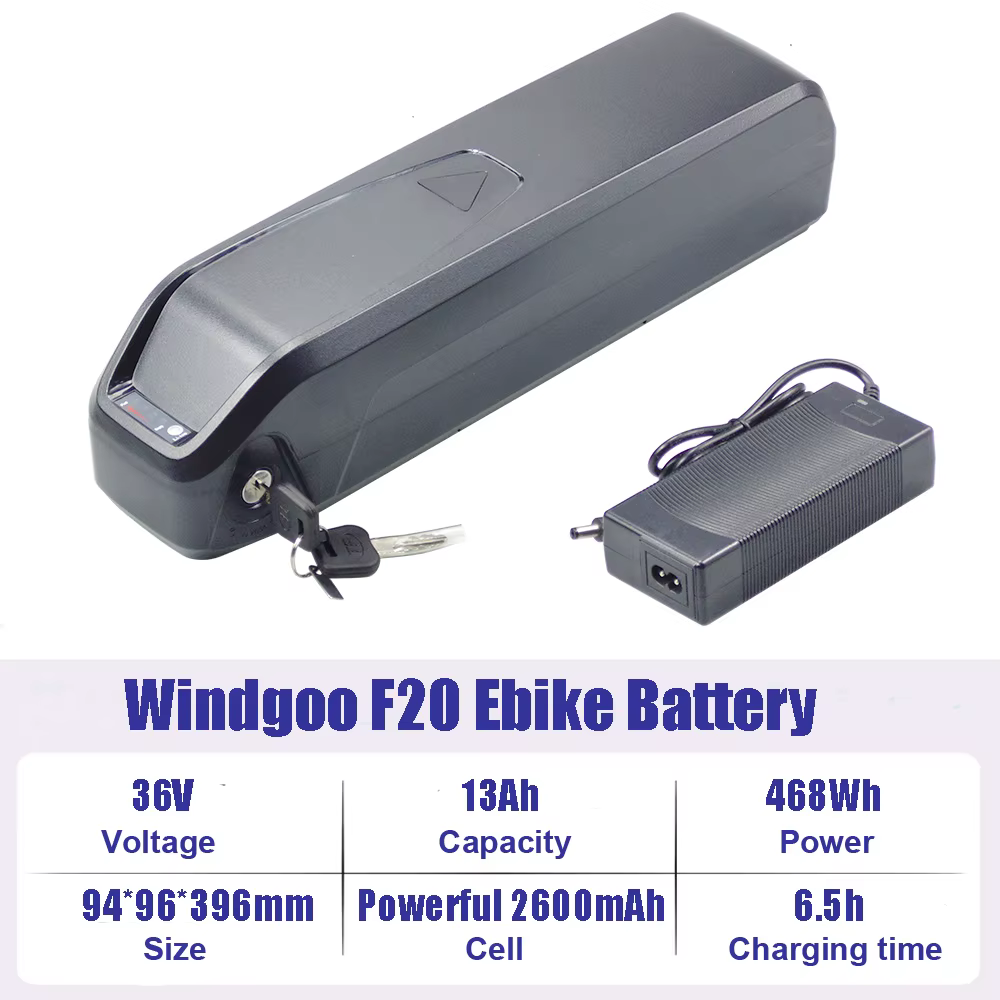 PerfecElectric-Batterie Lithium-ion 36/48V, 13/15Ah, pour vélo électrique Windgoo F5/F18/F20