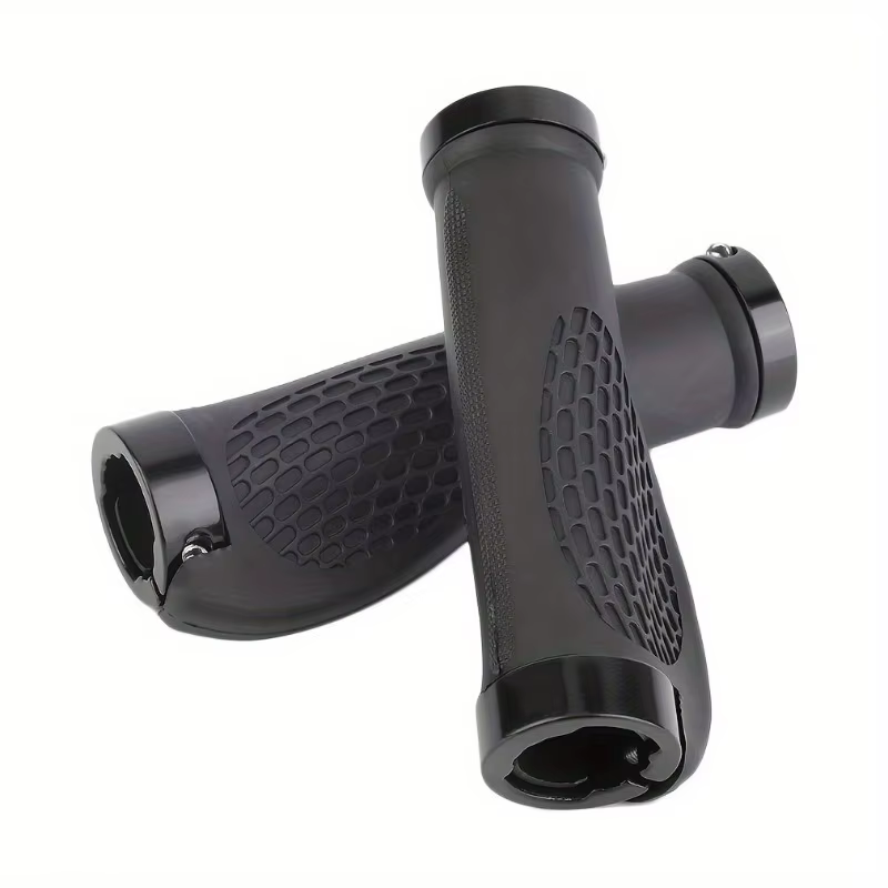 2 guidons de vélo, guidons ergonomiques, guidons de VTT, boules de guidon en caoutchouc verrouillabl