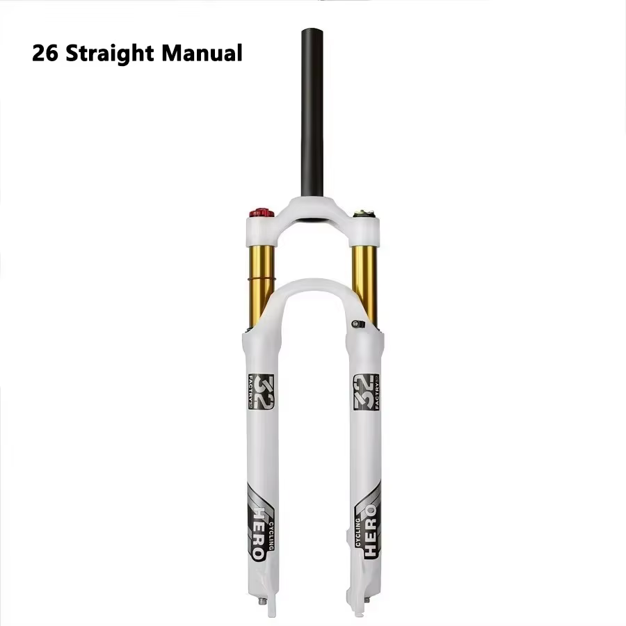 Fourche avant de vélo à absorption de freins à disque, cadre de suspension, léger, amortisseur pneum