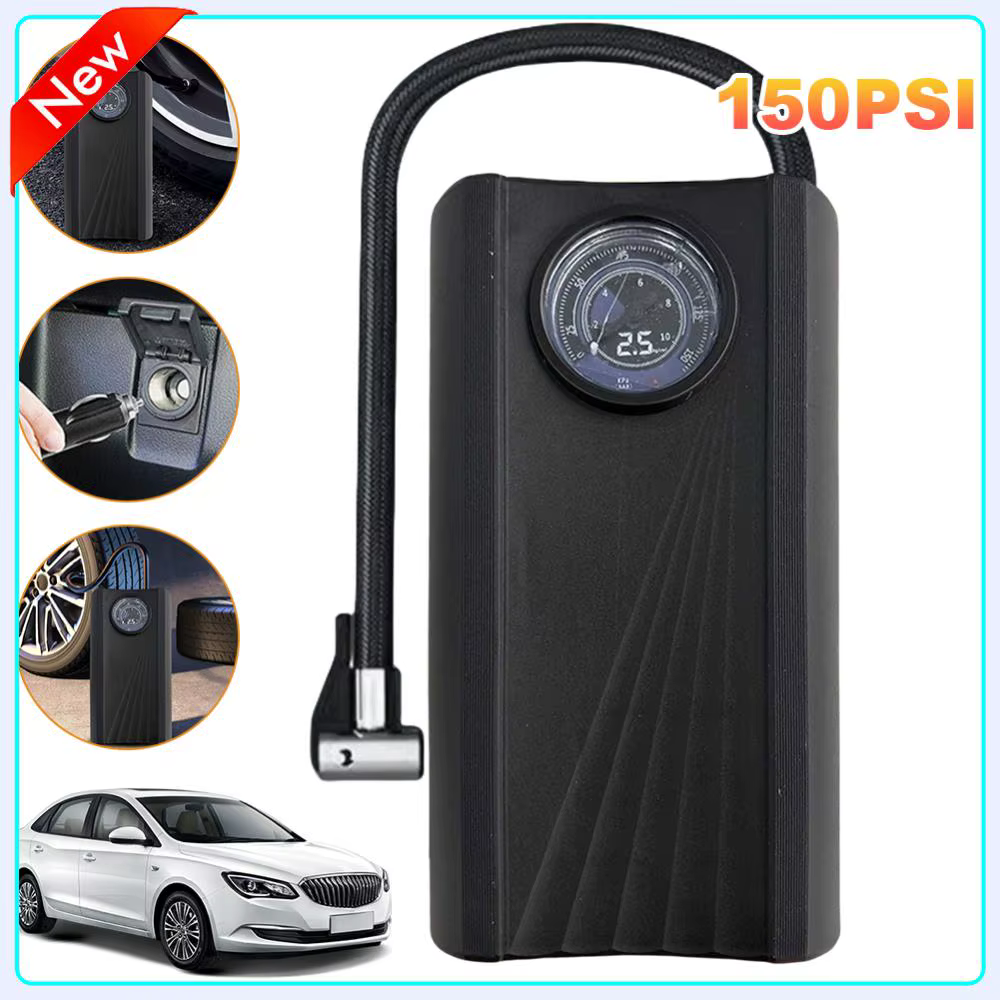 Gonfleur de pneu électrique sans fil, compresseur d'air électrique Rechargeable 150PSI, pompe gonfla