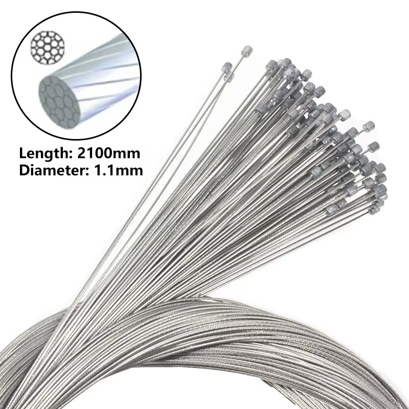 Câbles de décalage de vélo de route en montagne, câble intérieur de dérailleur en acier inoxydable, 