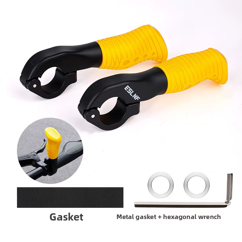 Poignées de guidon VTT ergonomiques antidérapantes 22 mm pour cyclistes de montagne et d'extérieur –
