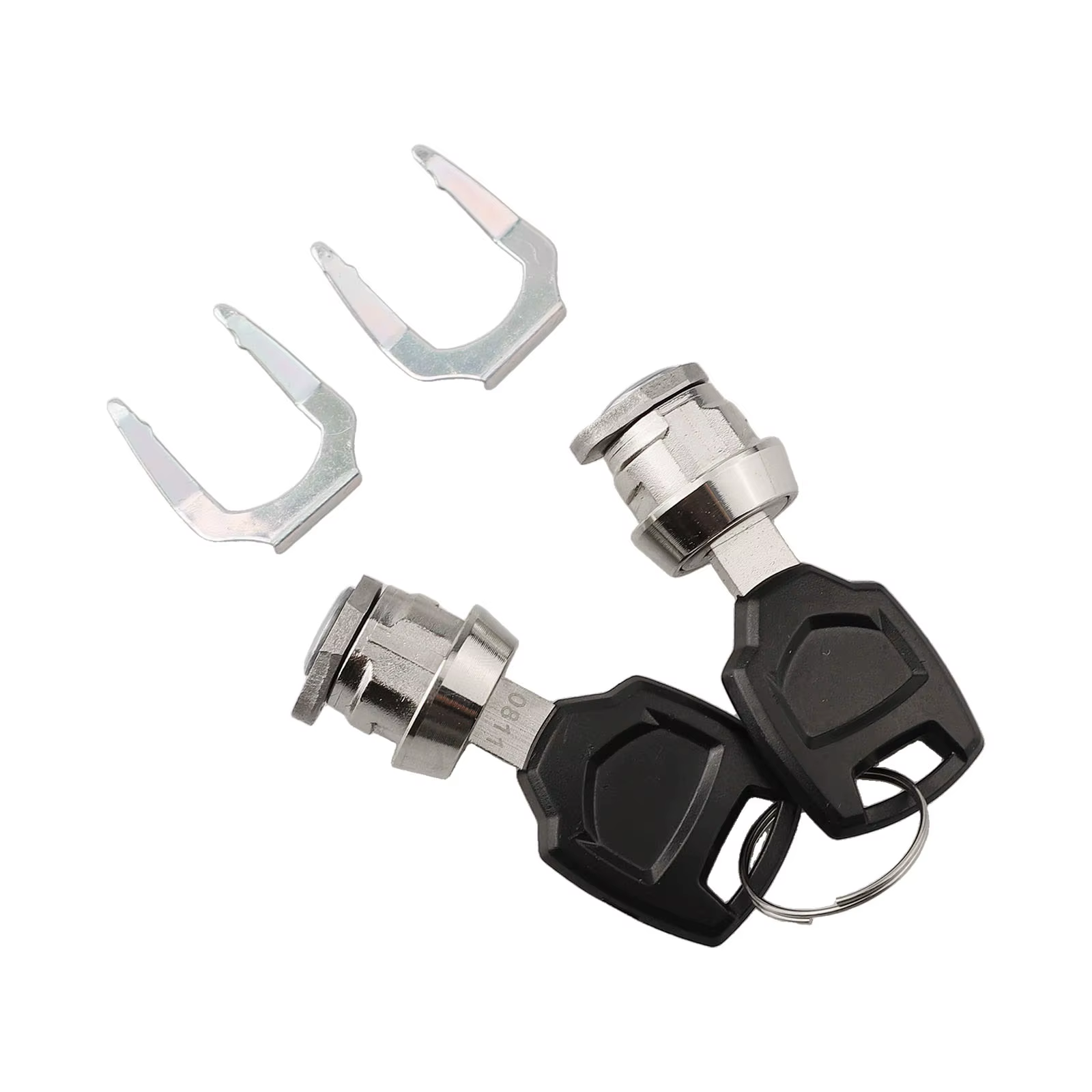 Accessoires de serrure de bagage de moto 2 clés cylindre de serrure de moto accessoires de moto mult