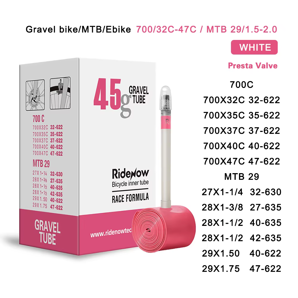 RideNow-Chambre à air en TPU pour vélo de route, gravier, 29 pouces, 700x32C, 35, 37, 40, 47C, opath