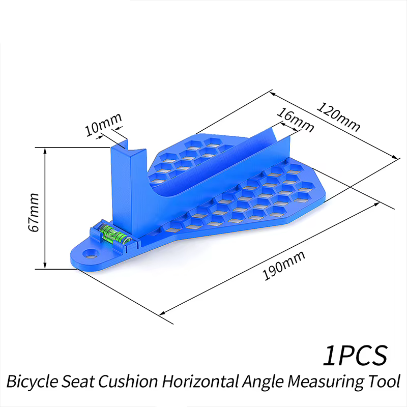 Outil professionnel de réglage de selle de vélo, jauge de mesure d'angle ergonomique avec niveau de
