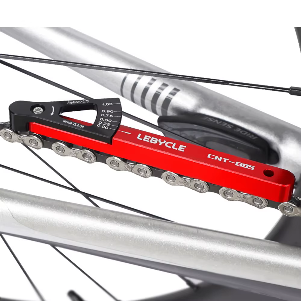 LEBYCLE 6 couleurs outil d'indicateur d'usure de chaîne de vélo liens de chaîne vérificateur vtt vél