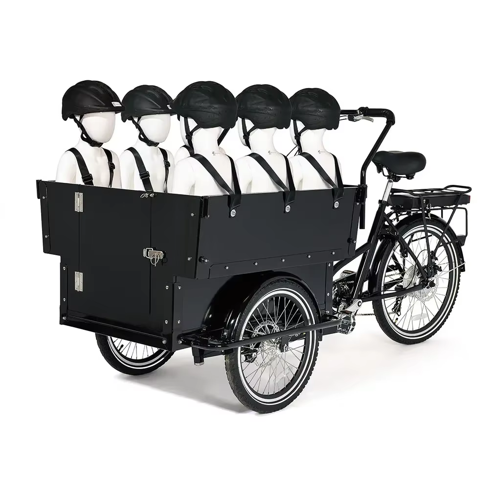 Tricycle de chargement électrique, vélo à chargement lourd avec frein à disque hydraulique, transpor