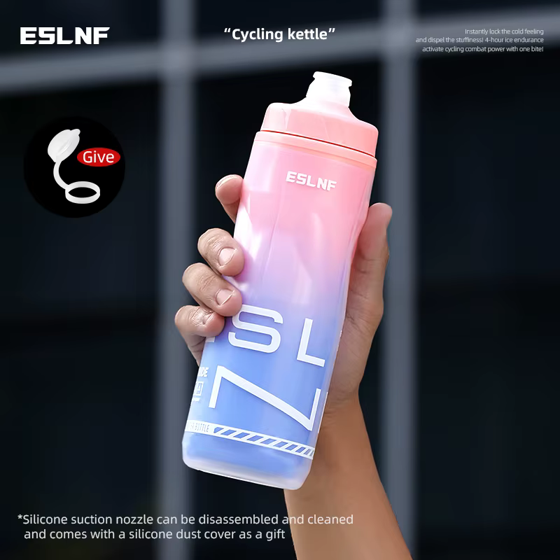ESLNF – bouteille d'eau isolée de 610ml, bouteille d'eau de vélo Durable pour le cyclisme et les Spo