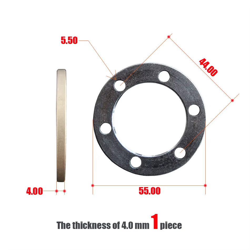 Plaquettes de frein pour scooter électrique, 6 trous, rondelle de disque, roue 2.5, 4, 5, 2mm, 8, 10