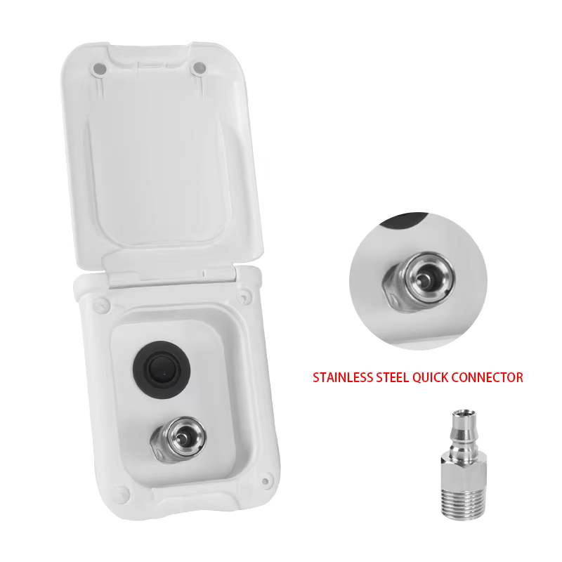 TYCRUCTWIsolliciter-Sortie d'Eau Externe/Port de Remplissage, Accessoires de Caravanes, RV, Raccorde