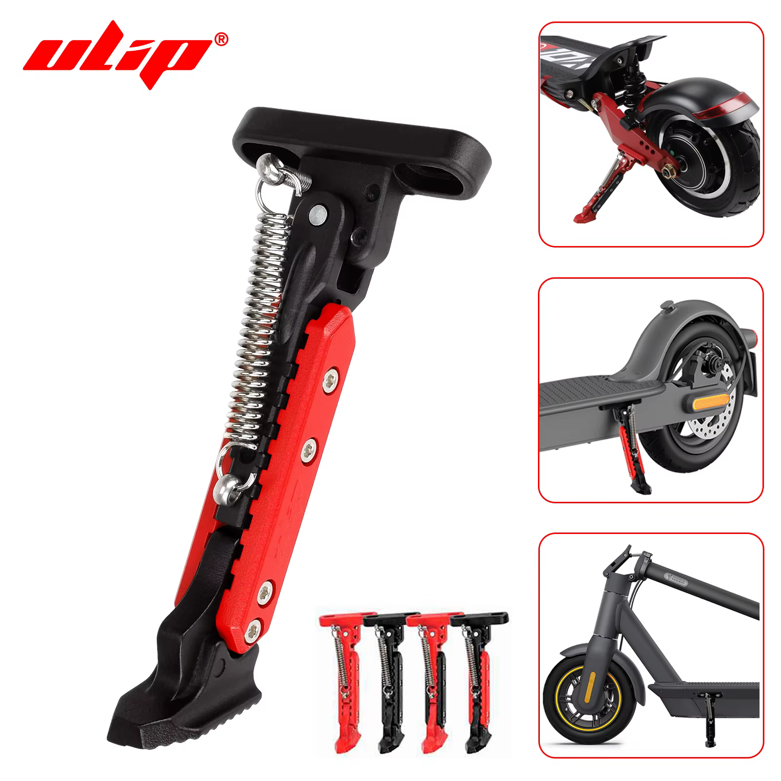 Ulip-Support de Stationnement Latéral Extensible pour Trottinette Électrique, Mise à Niveau V2.0, po