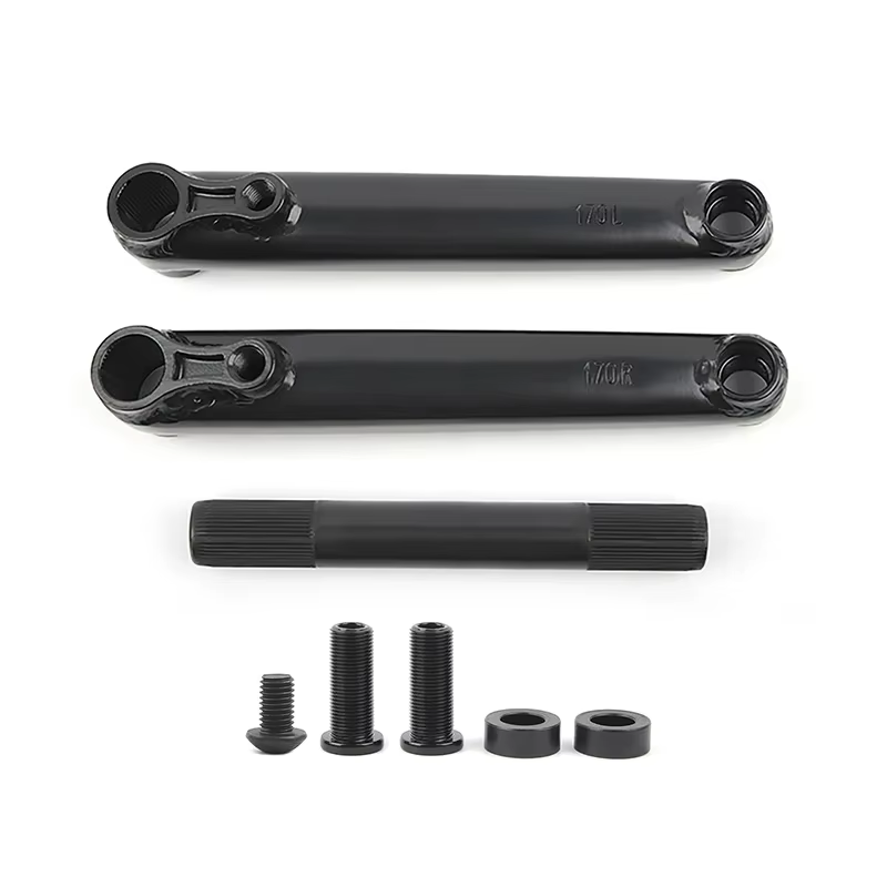Manivelle de vélo BMX, pédalier BMX 48T*19mm*170mm CRMO, axe central 14mm (Euro BB/Espagnol BB/Ameri