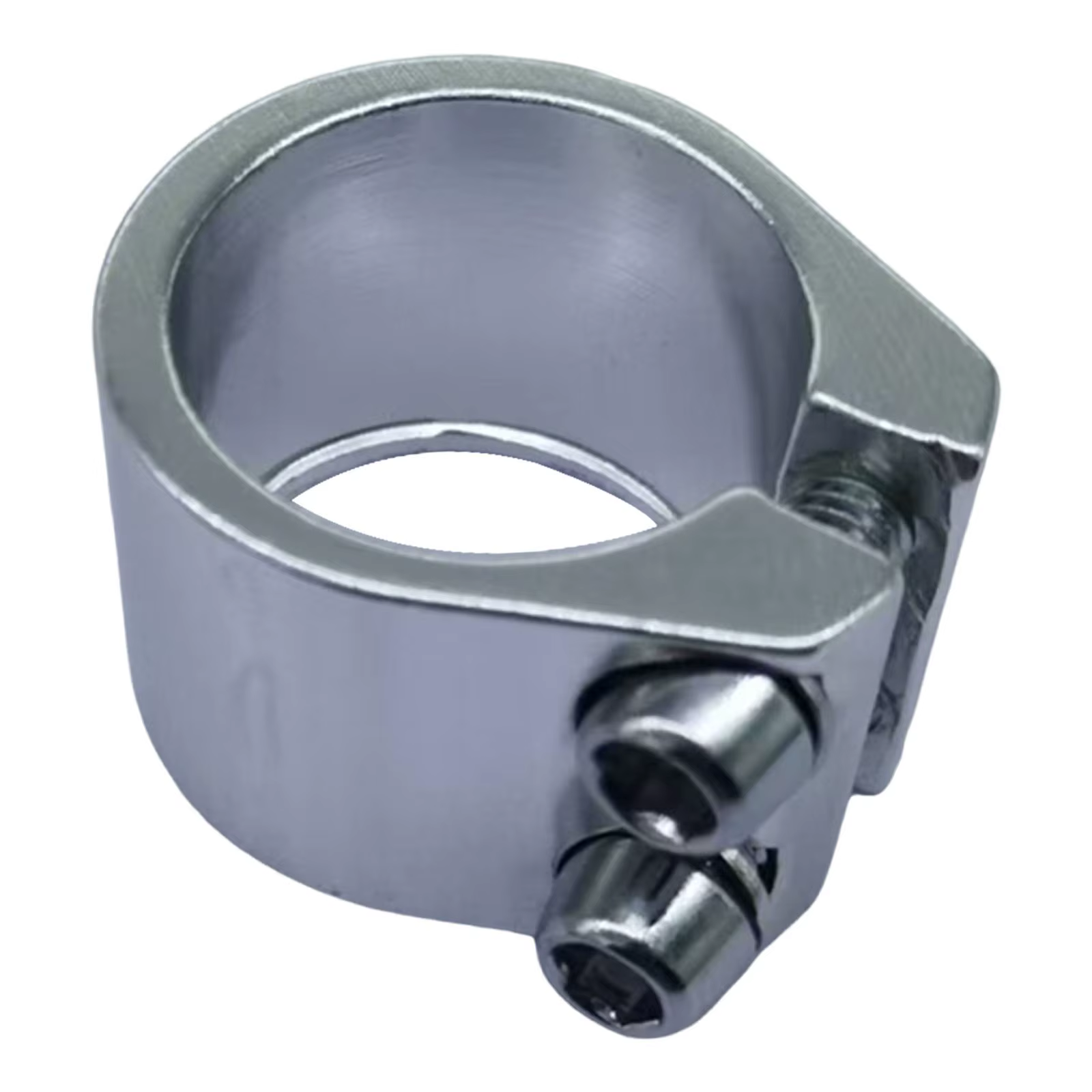 Collier de serrage de tige de selle de vélo 28,6 mm en alliage d'aluminium, sans outil, avec amortis