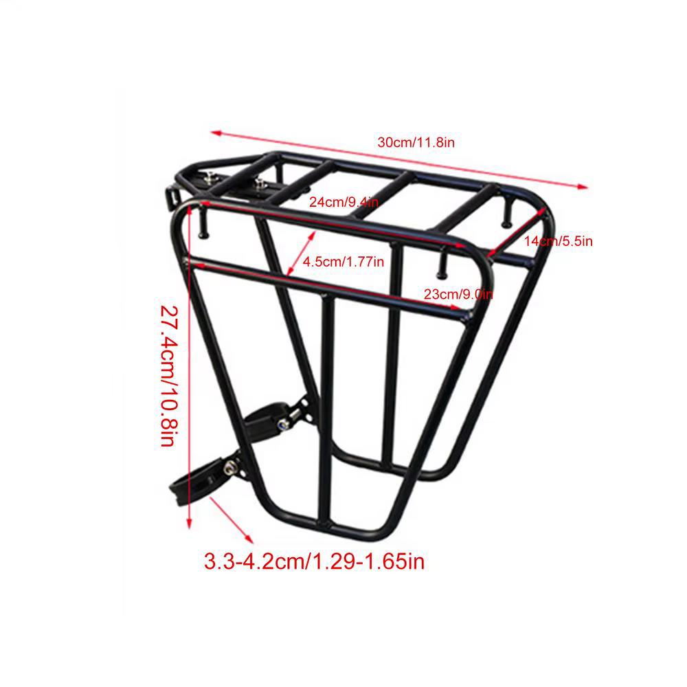 1 pièces support avant de vélo support avant de vélo en acier robuste support avant de vélo étagère 