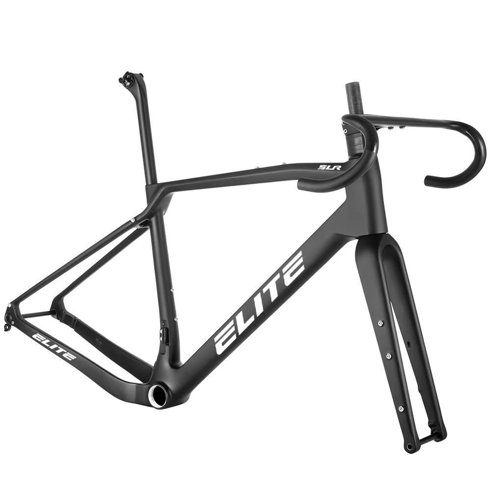 Cadre de vélo de route en carbone ELITE, cadre personnalisé 100-142, frein à disque, cadre en fibre
