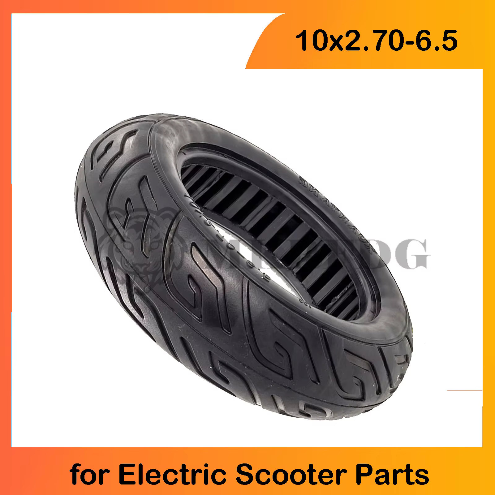 Pneu solide de 10 pouces 10x2.70-6.5 pour Scooter électrique voiture auto-équilibrée 70/65-6.5 pneu