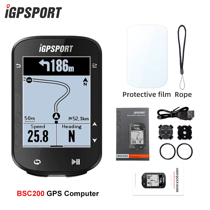 IGPSPORT BSC200 GPS Cycle vélo ordinateur sans fil compteur de vitesse vélo numérique ANT + Route Na