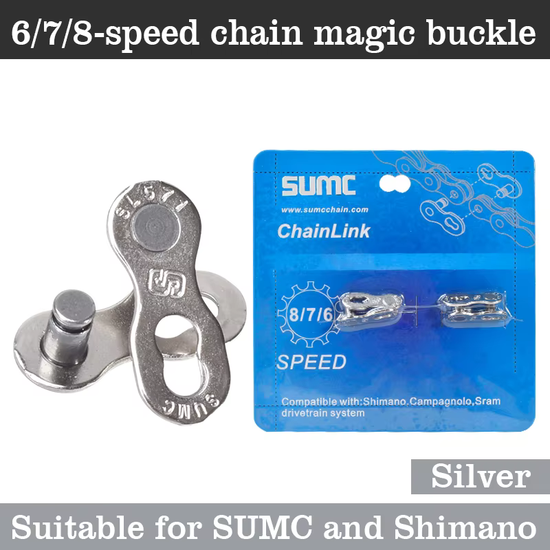 SUMC – chaîne à maillons rapides pour vélo, 12v 11v 10v 9v 8v, Joints de chaîne appariés, boutons ma