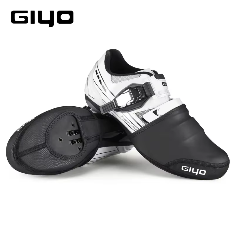 GIYO couvre-chaussures imperméables anti-dérapant chaud protecteur réfléchissant demi-orteil couvre-