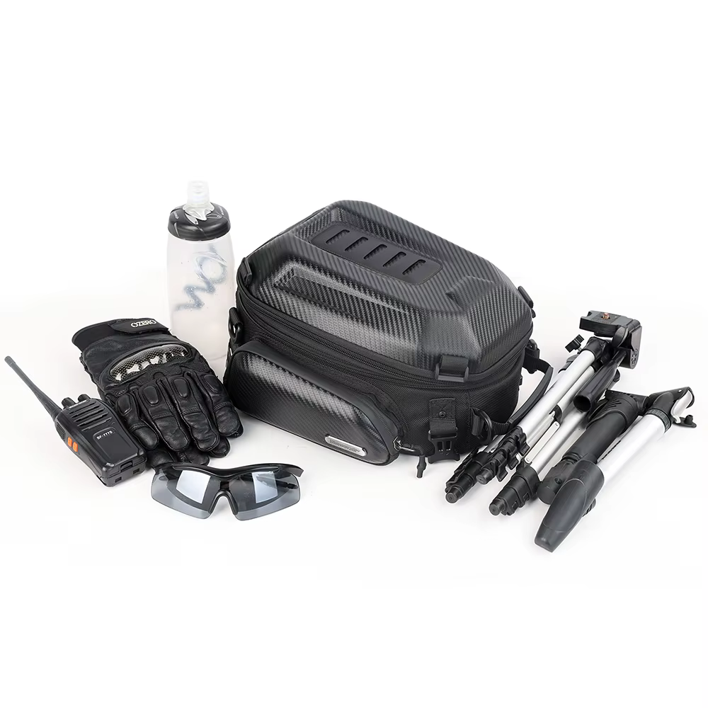 Rhinowalk sac de siège arrière de moto 12L-18L moteur extensible sac à dos à coque rigide en plein a