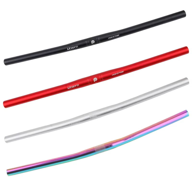 Litepro Monster vélo pliant horizontal 25.4*540/580mm guidon Ultra léger en alliage d'aluminium pièc