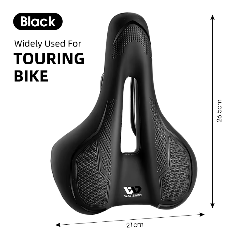 WEST BIKING – selle de vélo de route et vtt, coussin de siège creux et respirant, imperméable, soupl