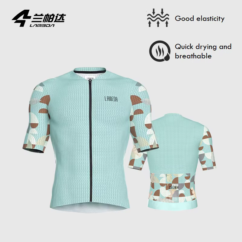 LAMEDA maillots hommes manches longues vtt vélo chemises tout-terrain vélo maillot vêtements de spor