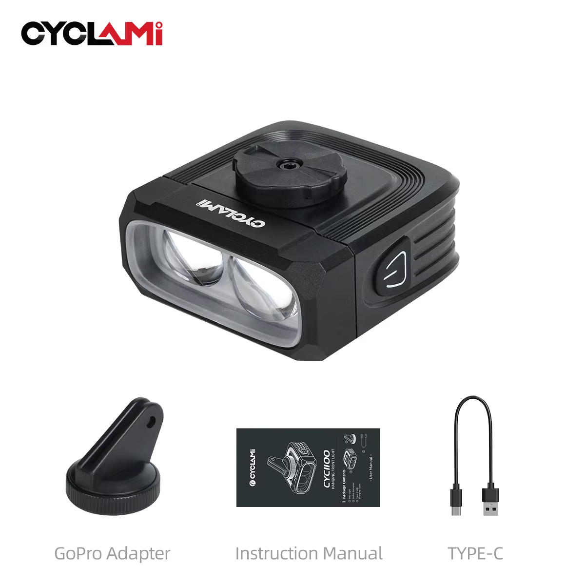 Lampe de vélo CYCLAMI CYC1100, faisceau lumineux à coupure de ligne, pour vélo de route, VTT, cyclis