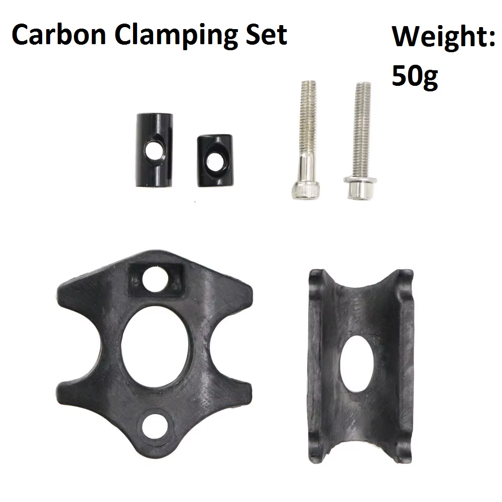 Couvercle de Base de tête de serrage de tige de selle en Fiber de carbone, accessoires pour tiges de
