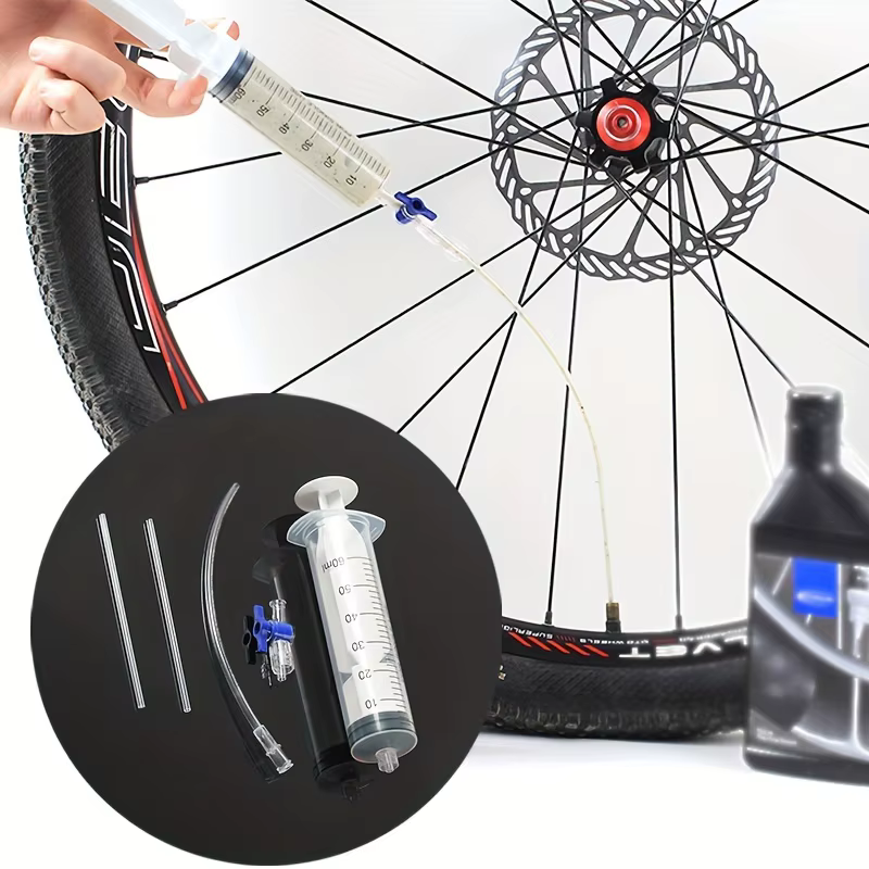 Outil d'injection de liquide d'opathie de vélo sans chambre à air, injecteur de mastic sans chambre 