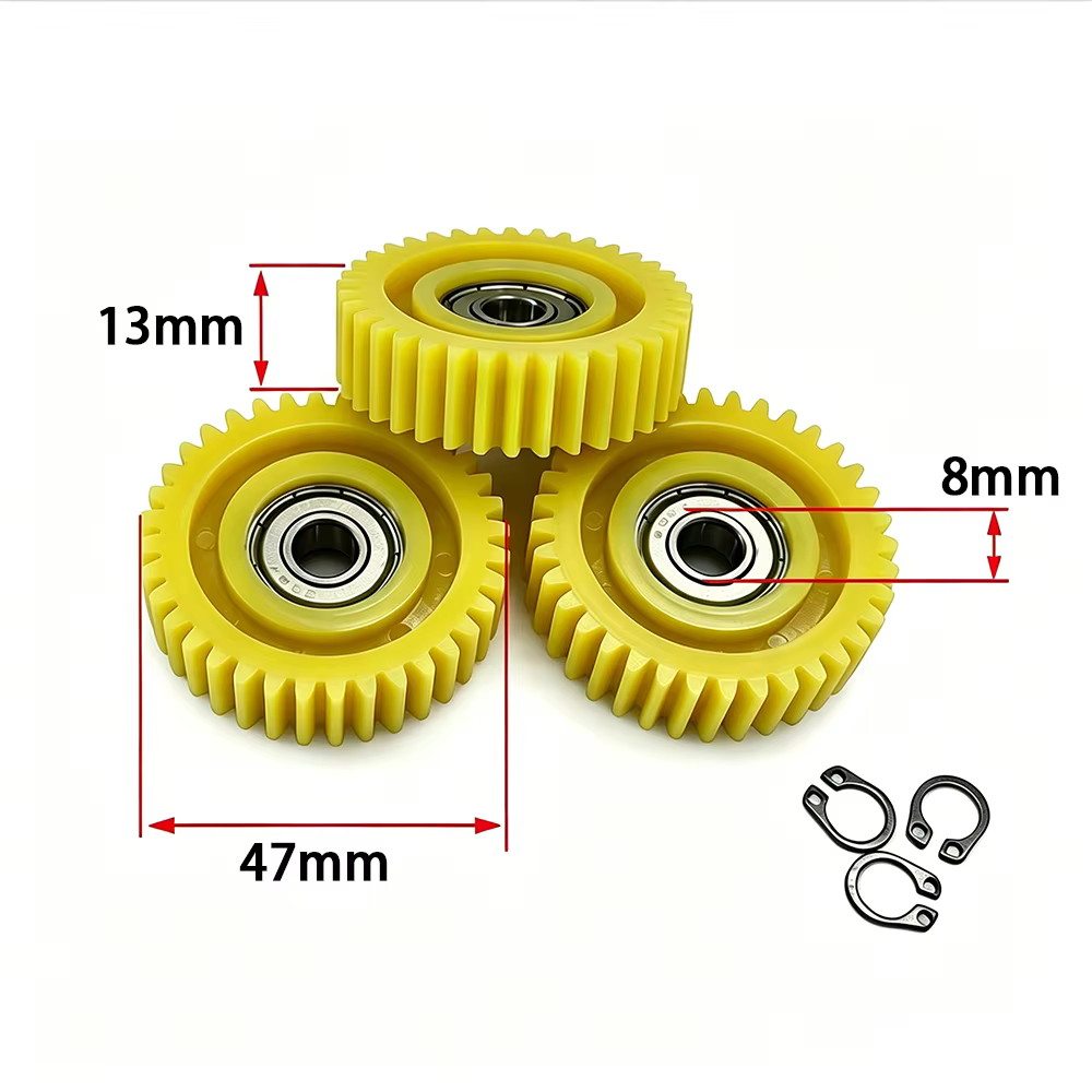 Engrenage planétaire 47x13mm, 36 dents, roulements de 8mm, moyeux de roue, engrenage en nylon pour v