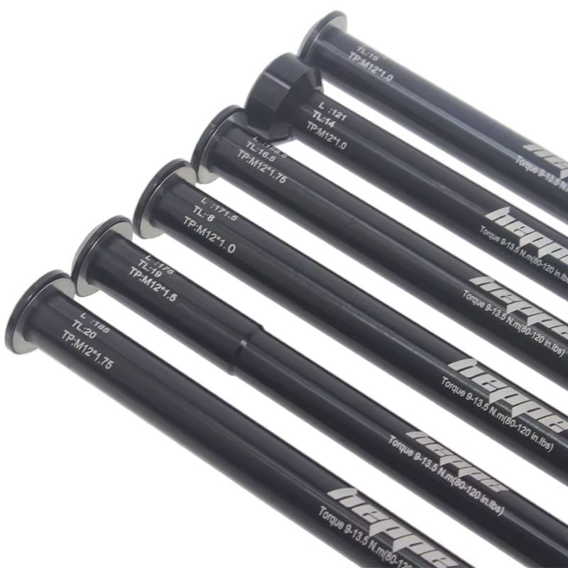 Brochettes d'essieu traversant de vélo de route de montagne HEPPE M12 M15 arbre de fourche avant moy