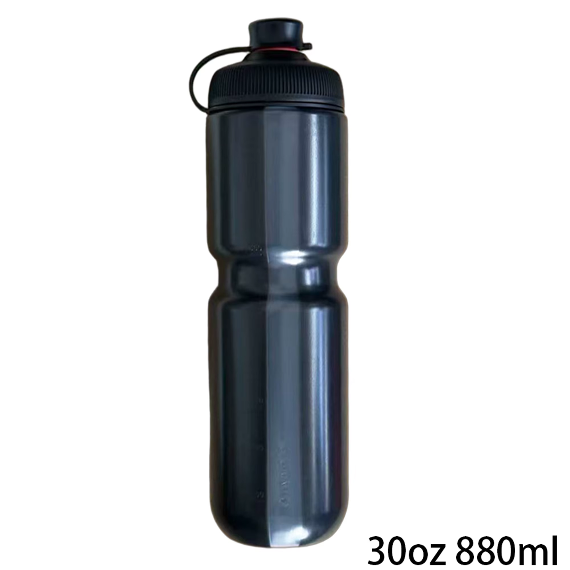 Bouteille d'eau de cyclisme sans BPA avec cage magnétique, bouteille aérodynamique à compression pou