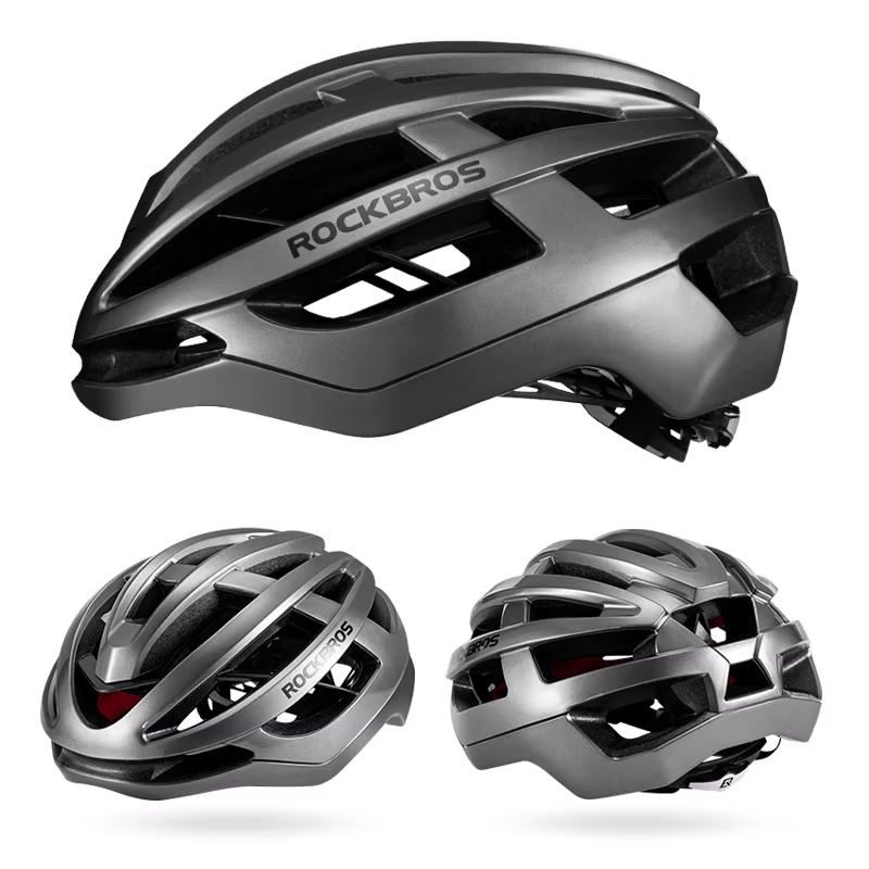 ROCKBROS – casque de vélo unisexe, respirant, ultraléger, moulé intégralement, antichoc, réglable, é