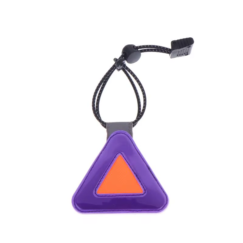 Panneau de signalisation triangulaire réfléchissant pour vélo, pour une protection accrue en conduit