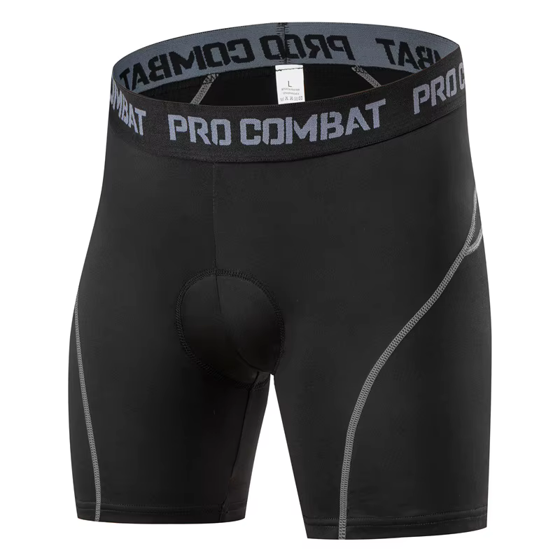 Shorts de cyclisme respirants en mesh avec coussinets en gel antichoc pour VTT, sous-vêtements de vé