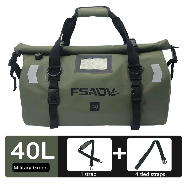 FSADV-Sac à Dos Étanche pour Moto, Sacoche de Selle Universelle, Accessoires d'Extérieur, 40l, 66l