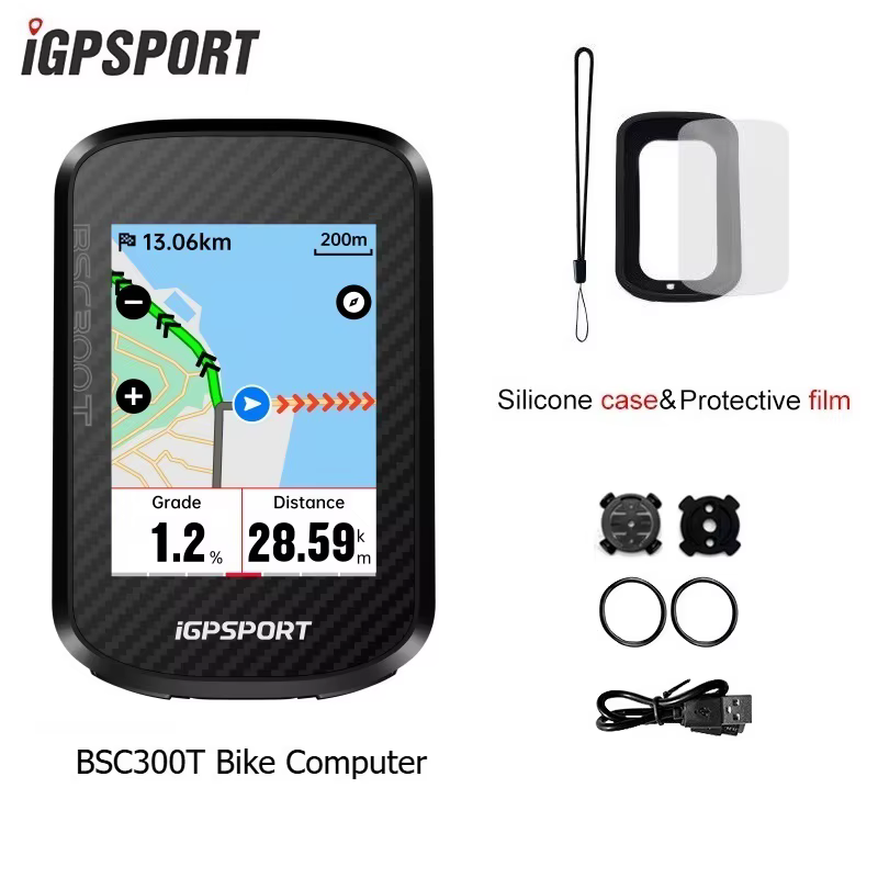 Ordinateur GPS pour vélo iGPSPORT BSC300T 32G, compteur de vitesse sans fil, écran tactile couleur, 
