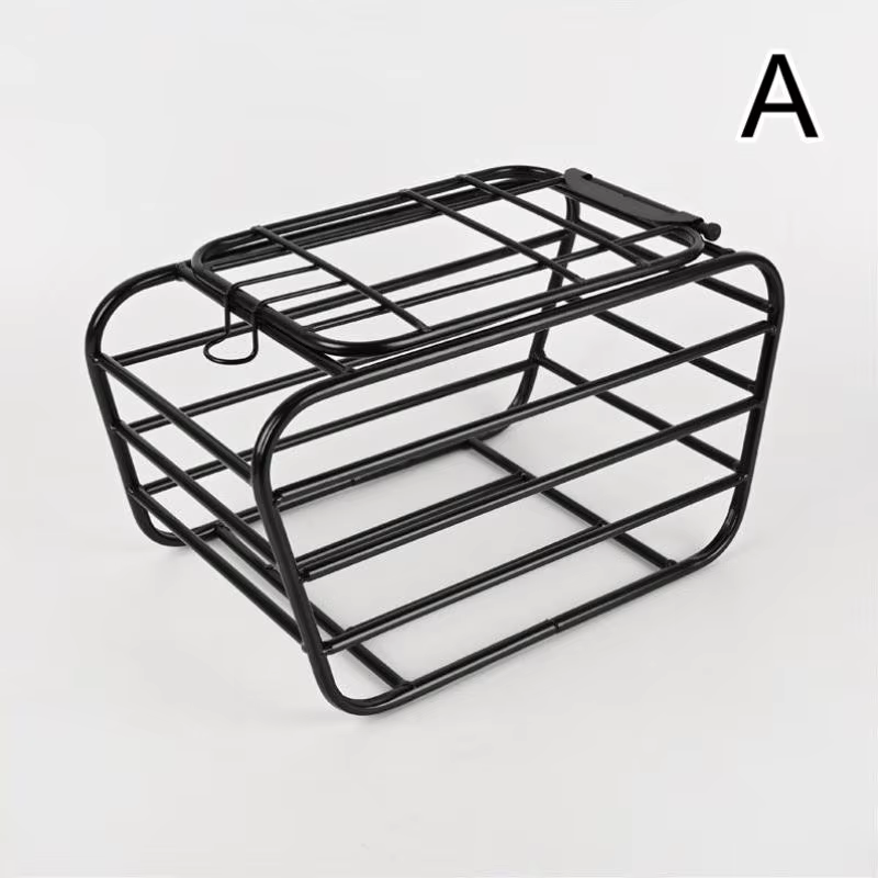 Panier de vélo 2-en-1 pour chien, pour porte-bagages arrière, panier de transport pour animaux de co
