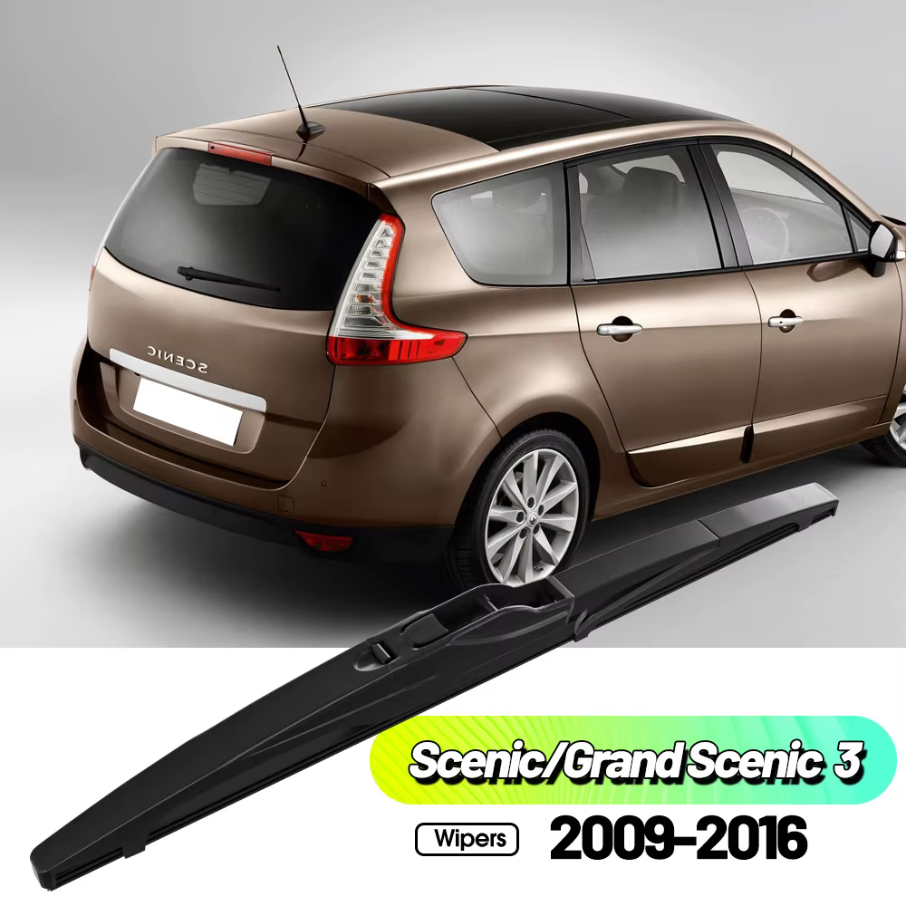 Balai d'essuie-glace de lave-glace arrière de 12 pouces, pour Renault Scenic 3 / Grand Scenic 3 2009