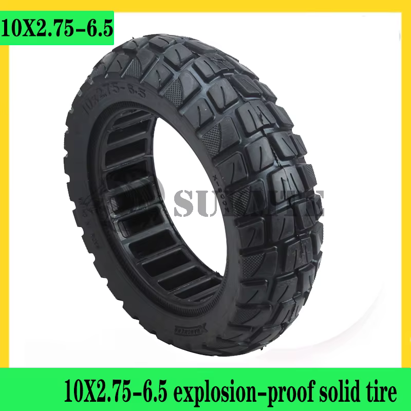 Pneus solides 10x2.75-6.5 pour Scooter électrique Kugoo g-booster G2 Pro pour KuGoo M4 anti-crevaiso