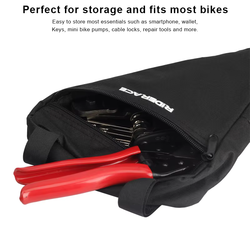 Sac de cadre de Tube avant de vélo, étanche, résistant à l'usure, sac de rangement d'équitation, poc
