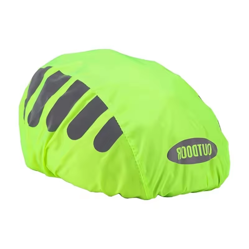 Casque de vélo imperméable et coupe-vent avec bande de coulée, chapeau d'équitation, housse de vélo 